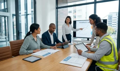 EHS policy development for workplace safety compliance.