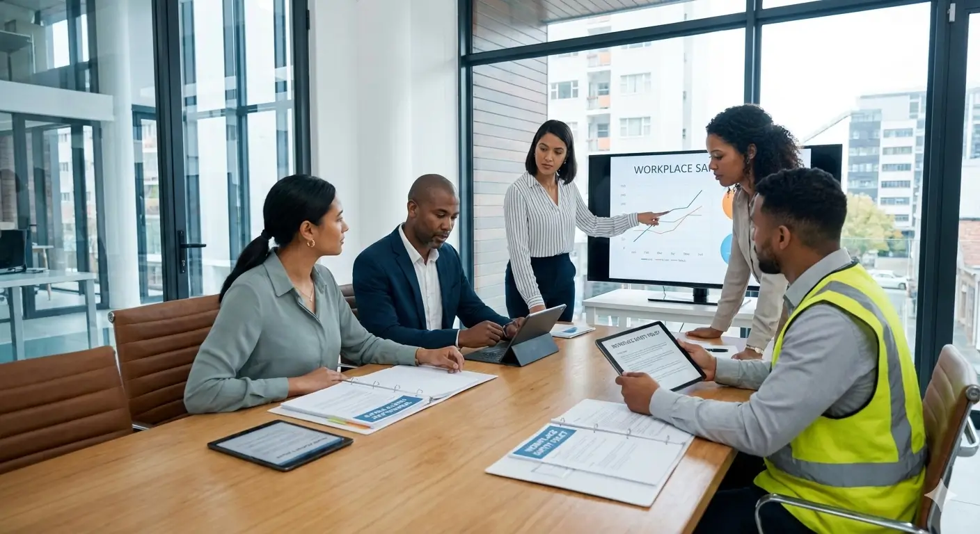 EHS policy development for workplace safety compliance.