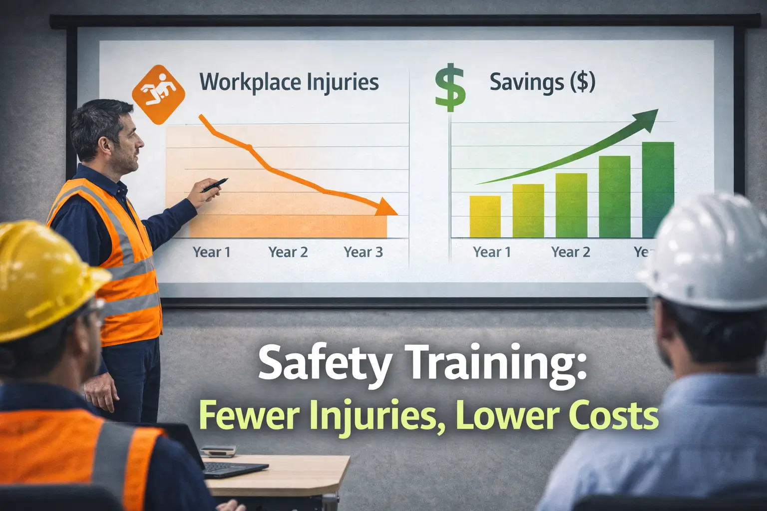 EHS training improving workplace safety and reducing injuries
